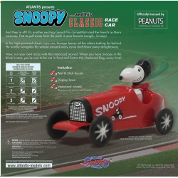 Model Plastikowy - ATLANTIS Models Figurka Samochód Snoopy and his Race Car - AMCM6894